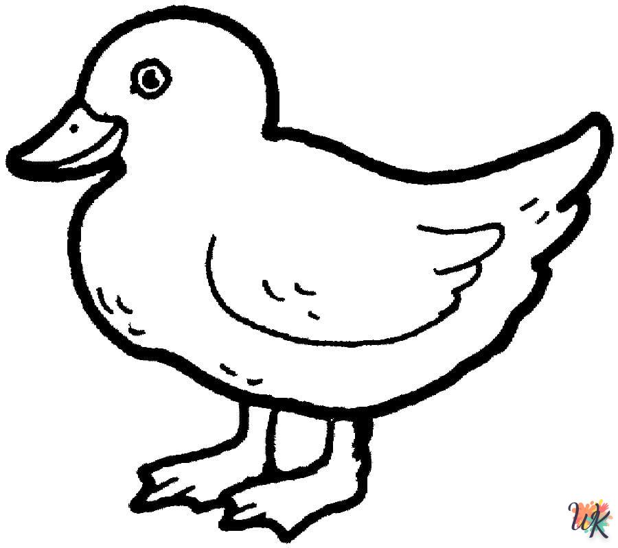 Dibujos para Colorear Patos 49