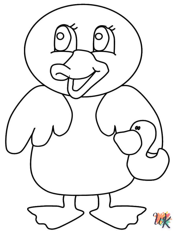 Dibujos para Colorear Patos 50