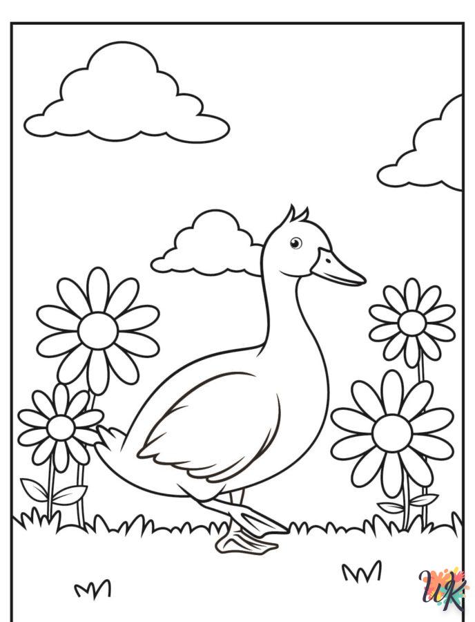 Dibujos para Colorear Patos 63