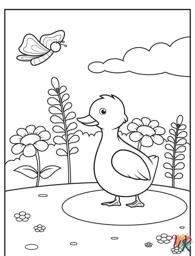 Dibujos para Colorear Patos 65