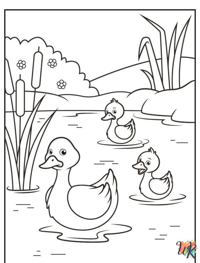 Dibujos para Colorear Patos 68