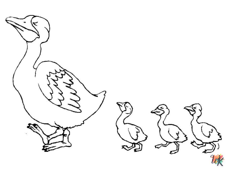 Dibujos para Colorear Patos 77