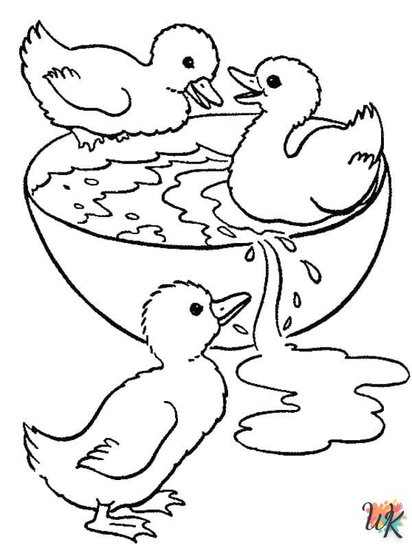 Dibujos para Colorear Patos 80