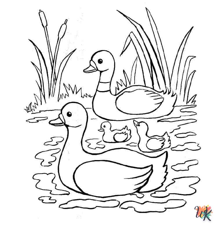 Dibujos para Colorear Patos 82