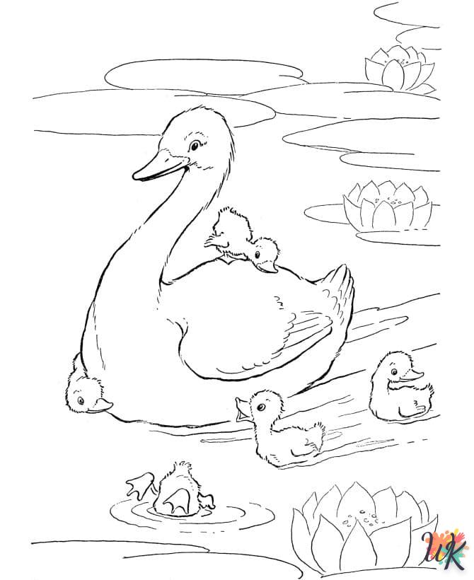 Dibujos para Colorear Patos 83