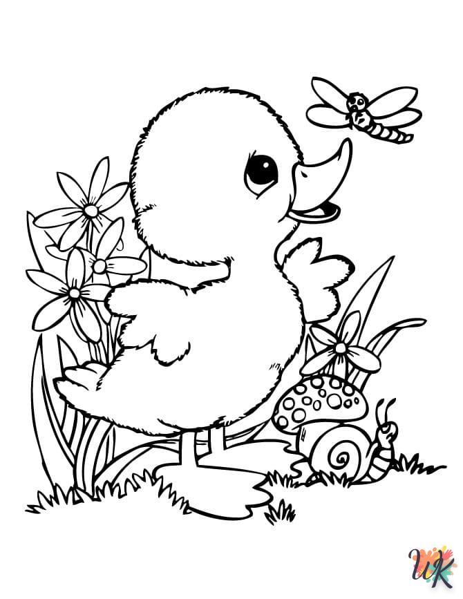 Dibujos para Colorear Patos 92