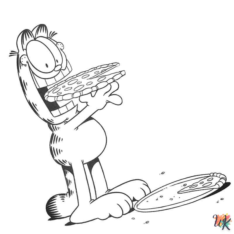 Dibujos para Colorear Pizza 29
