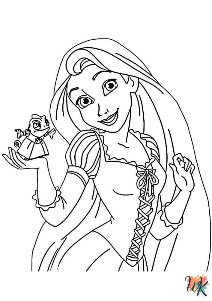Dibujos para Colorear Rapunzel 18
