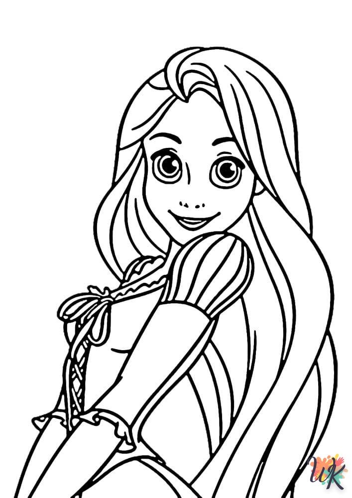 Dibujos para Colorear Rapunzel 23