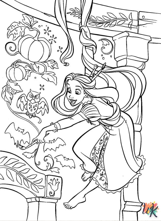Dibujos para Colorear Rapunzel 31