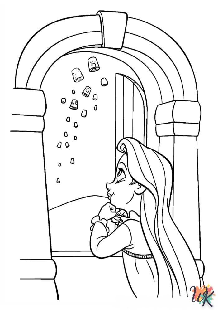 Dibujos para Colorear Rapunzel 58