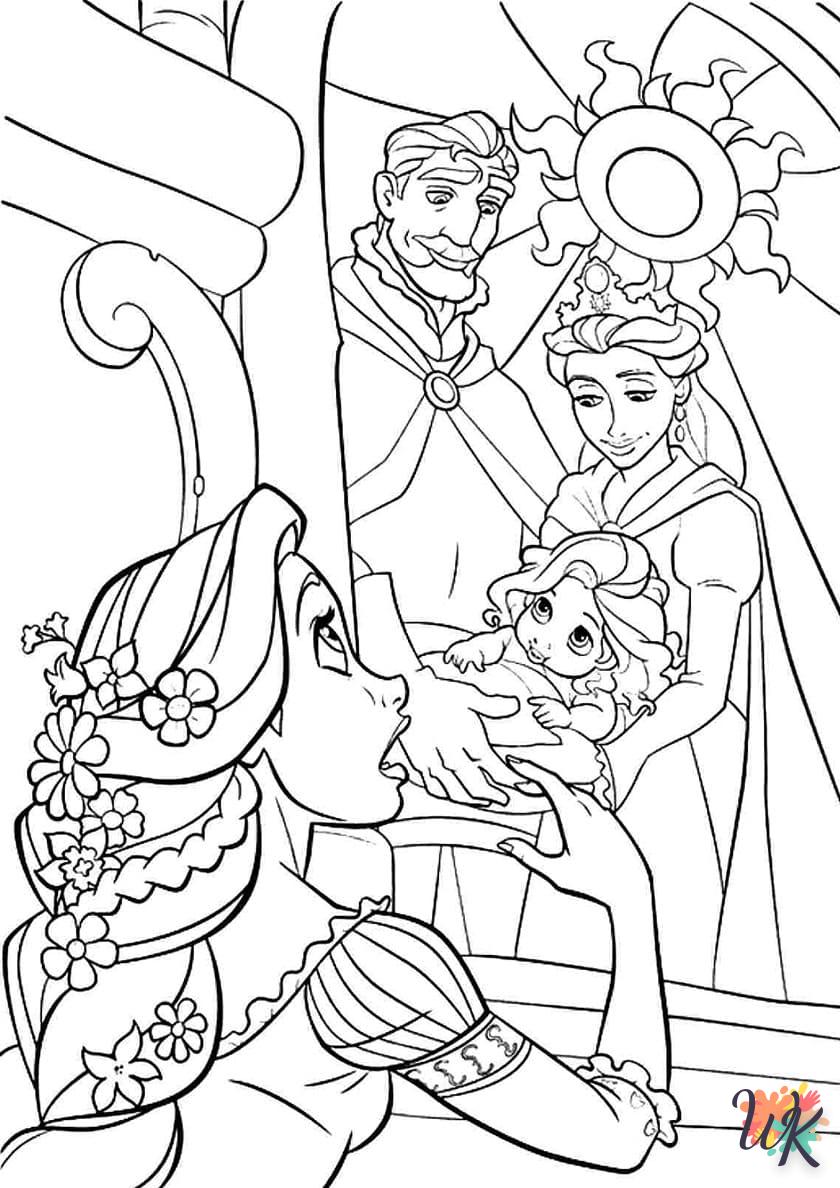 Dibujos para Colorear Rapunzel 60