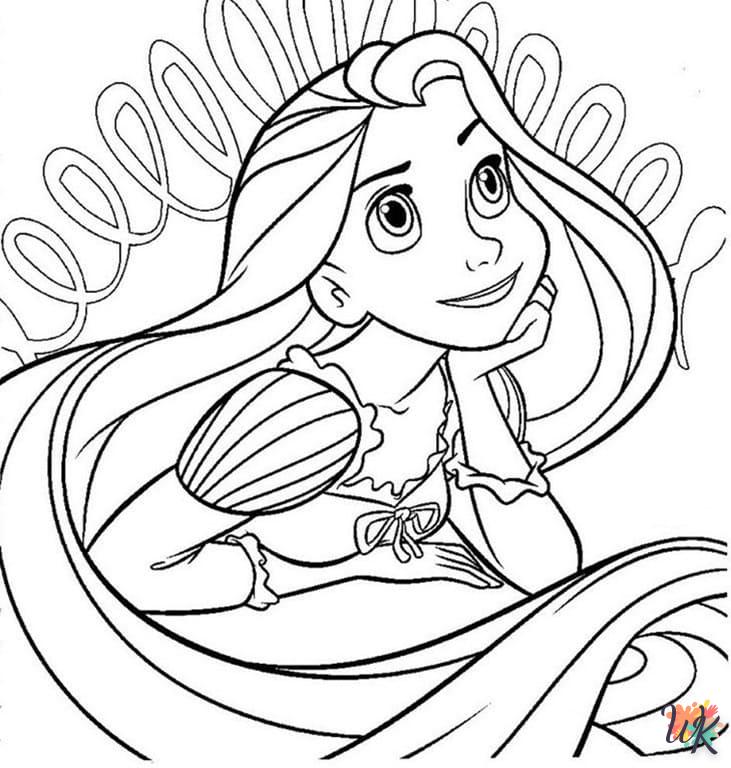 Dibujos para Colorear Rapunzel 61