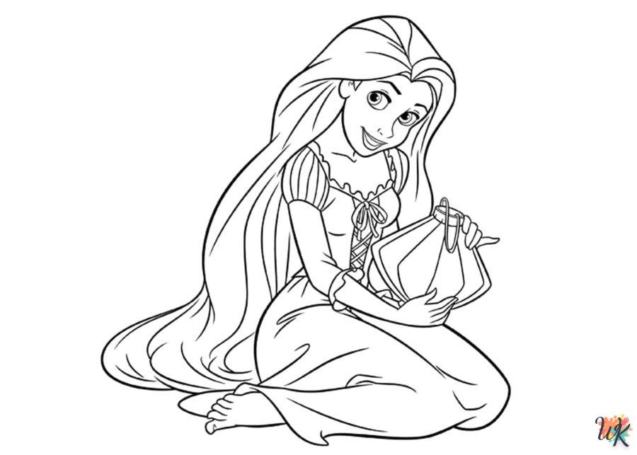Dibujos para Colorear Rapunzel 74