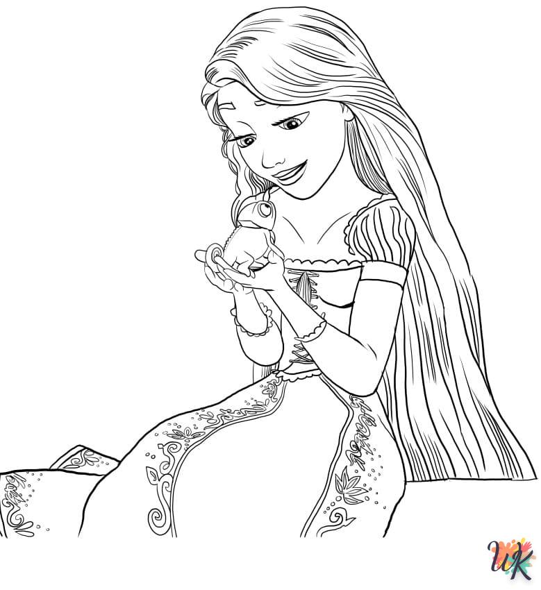 Dibujos para Colorear Rapunzel 83