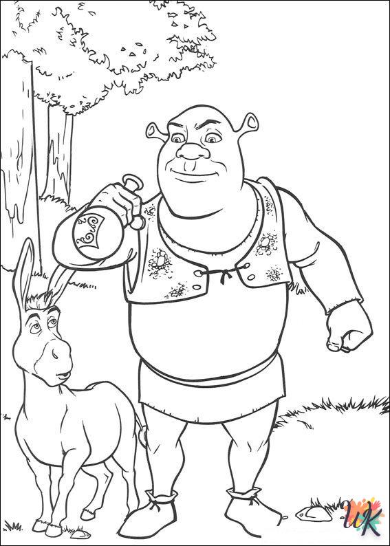 Dibujos para Colorear Shrek 19