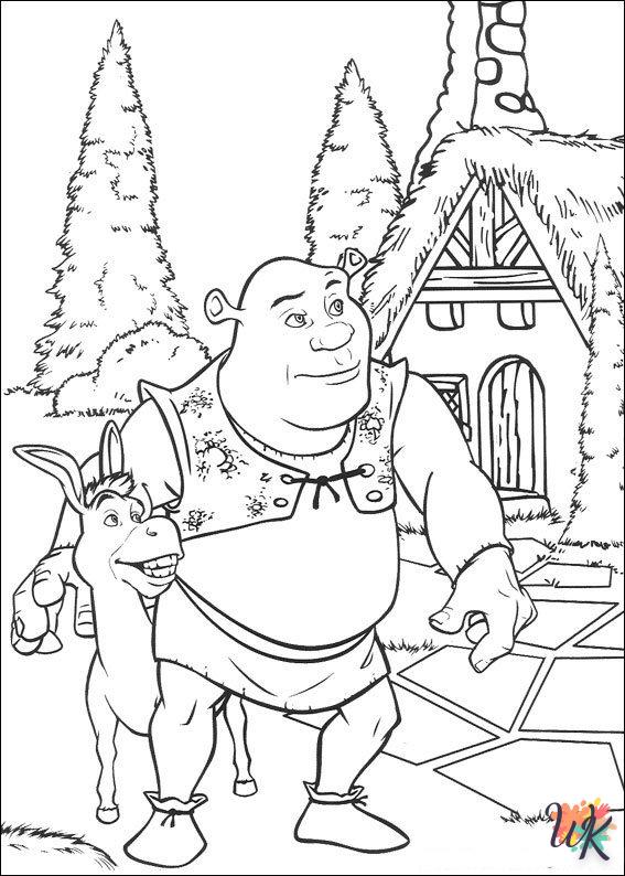 Dibujos para Colorear Shrek 35