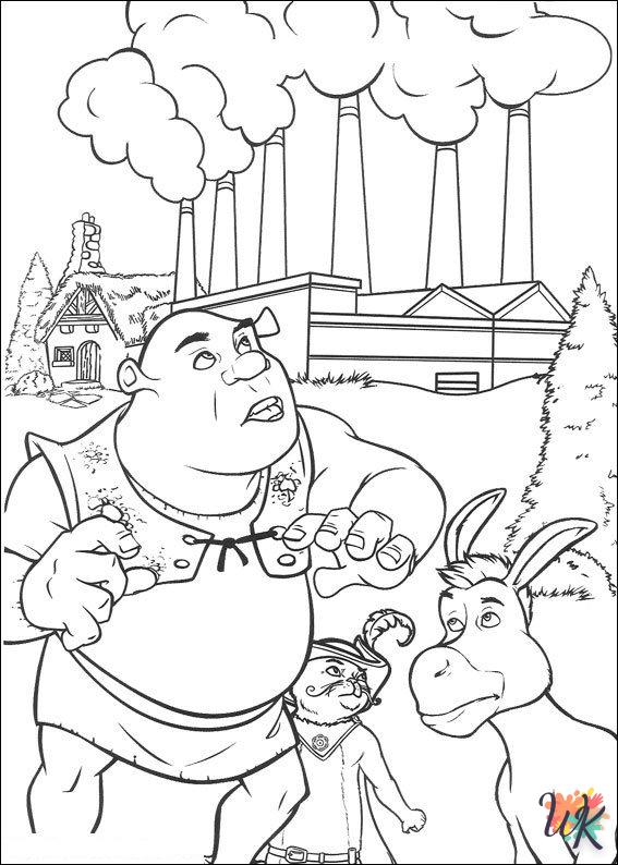 Dibujos para Colorear Shrek 36
