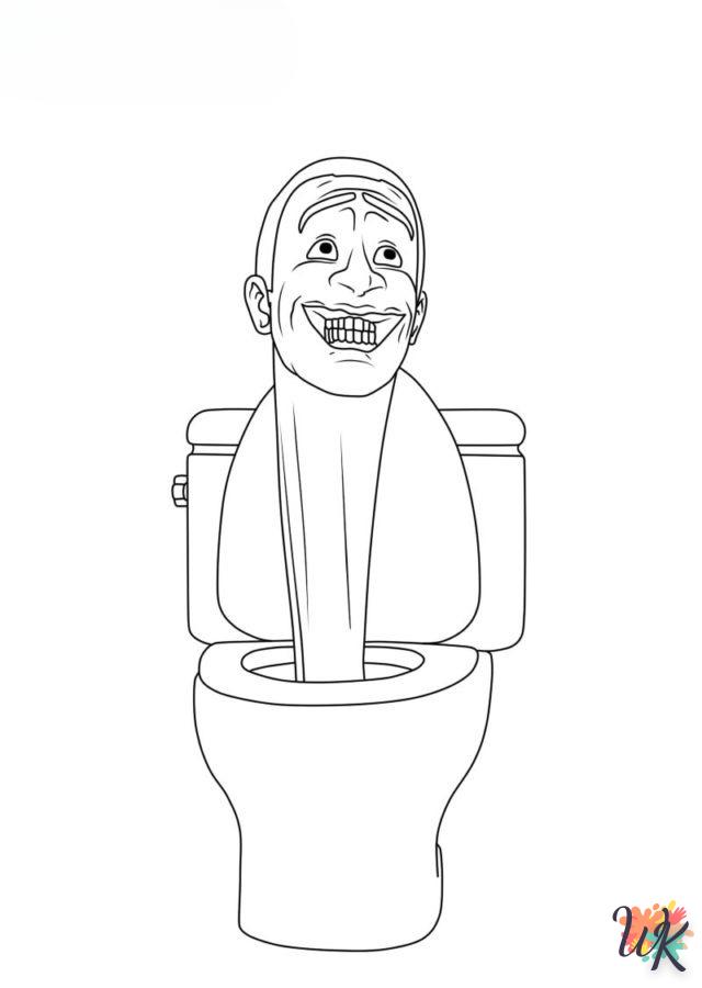 Dibujos para Colorear Skibidi Toilet 3