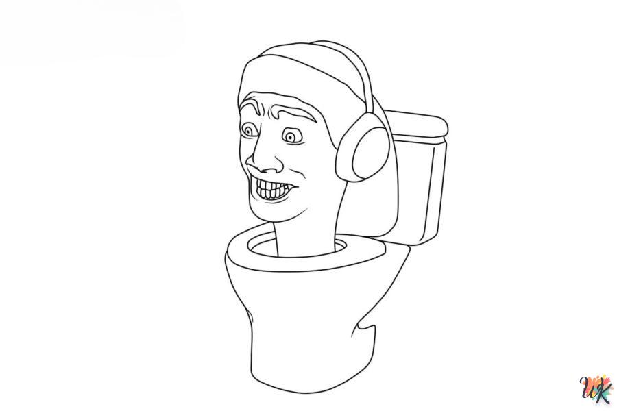 Dibujos para Colorear Skibidi Toilet 4