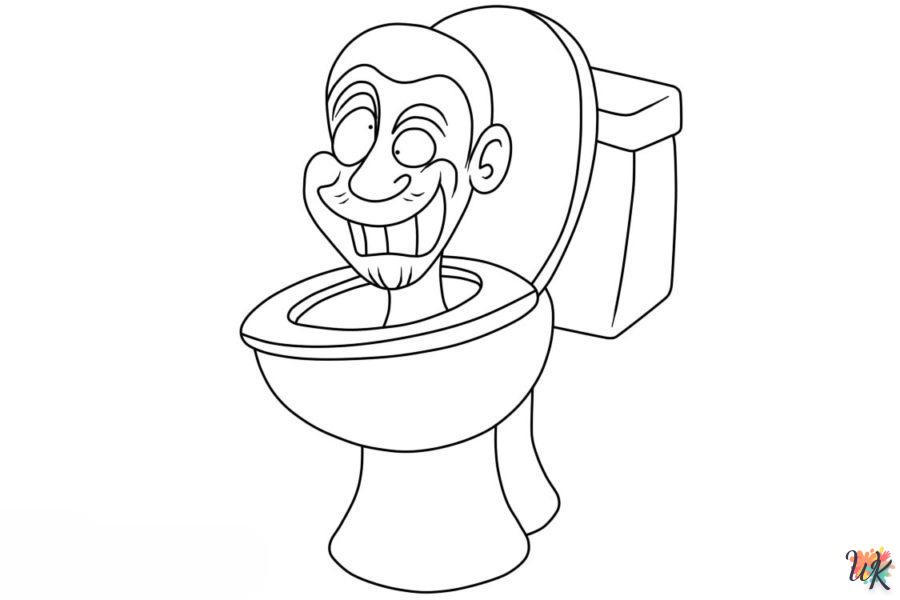 Dibujos para Colorear Skibidi Toilet 7