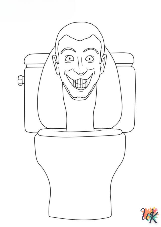 Dibujos para Colorear Skibidi Toilet 9