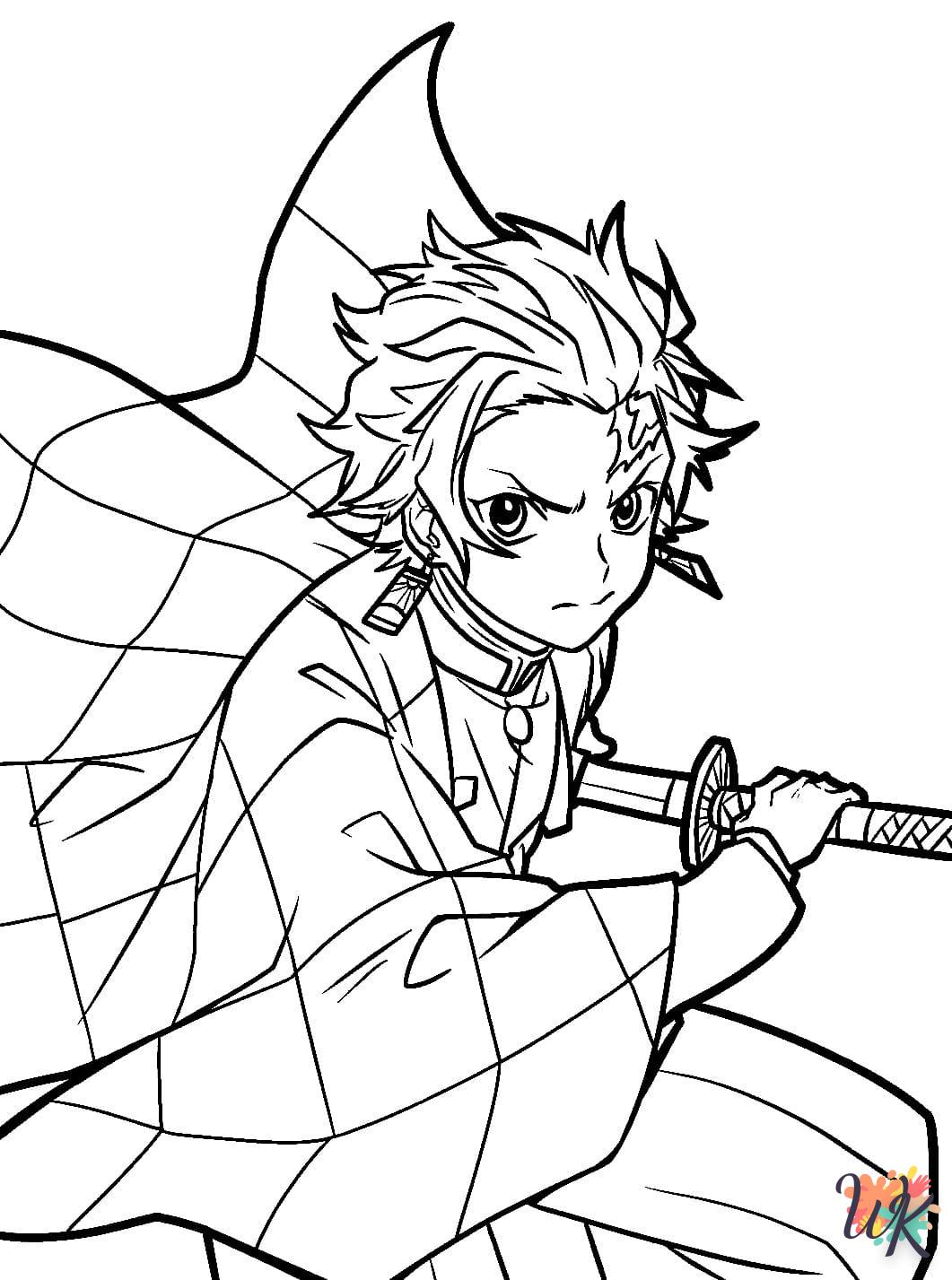 Dibujos Para Colorear Tanjiro Descarga Y Colorea Ahora