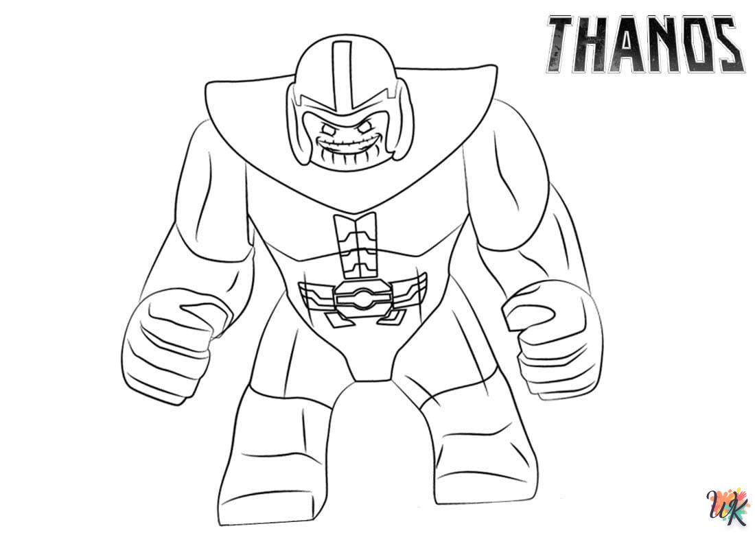 Dibujos para Colorear Thanos 29