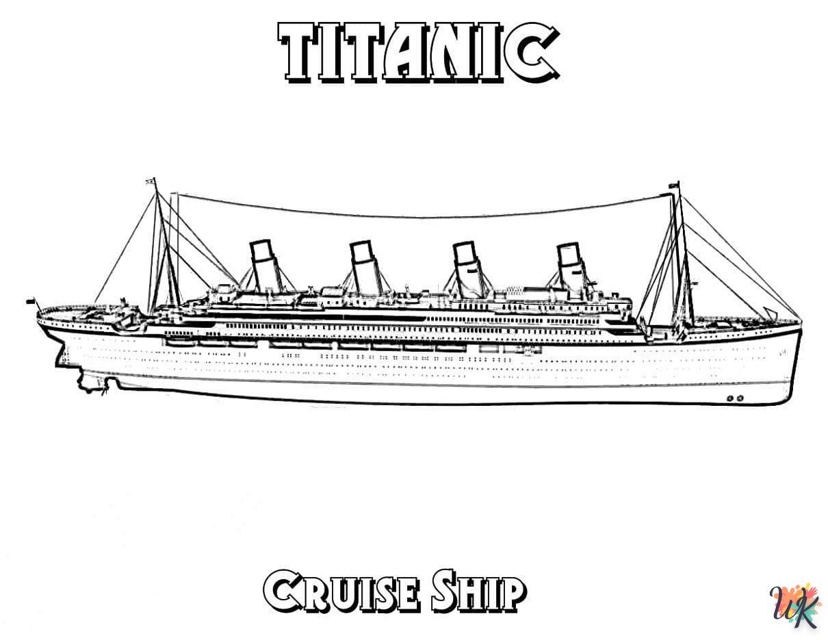 Dibujos para Colorear Titanic 19