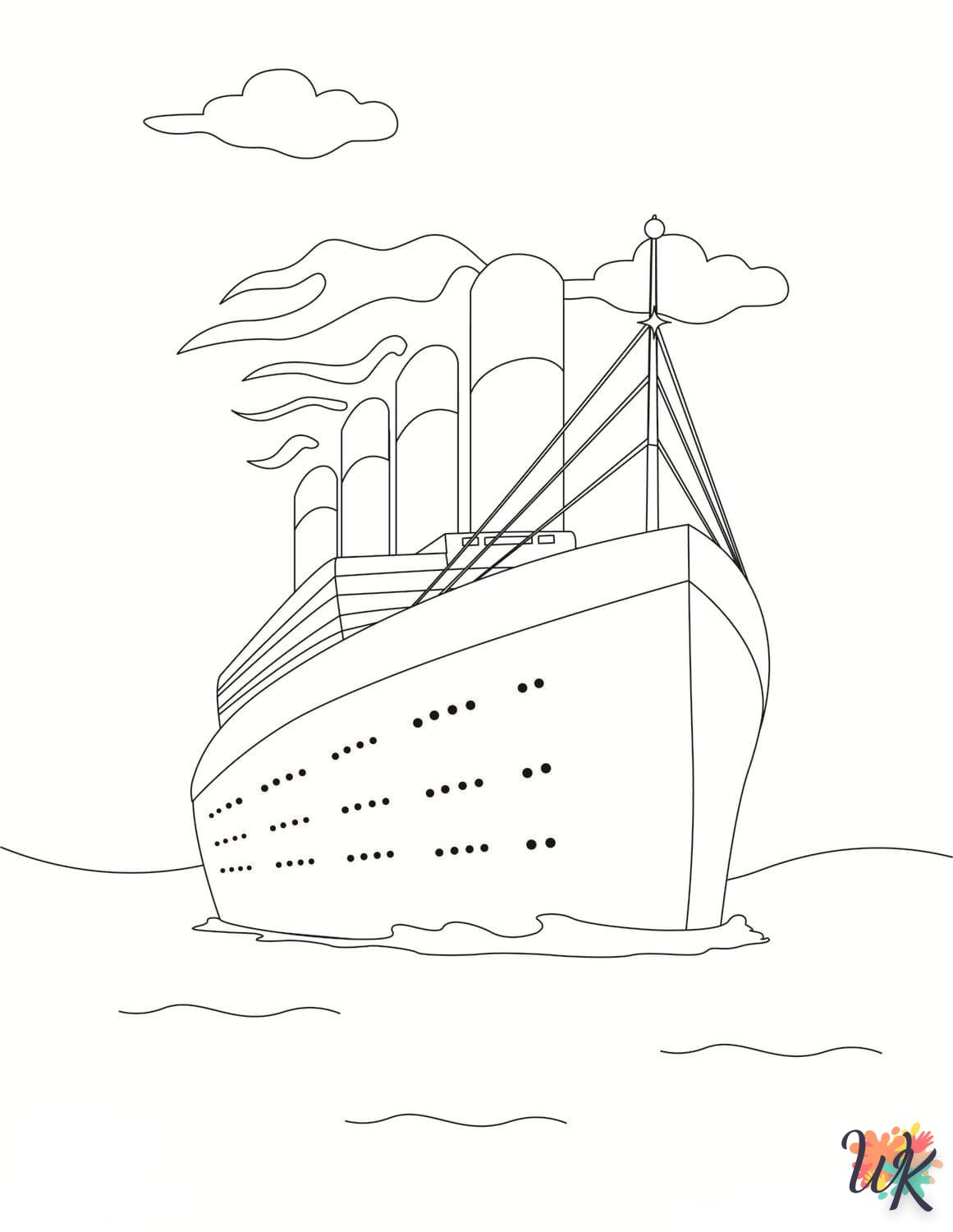 Dibujos para Colorear Titanic 22