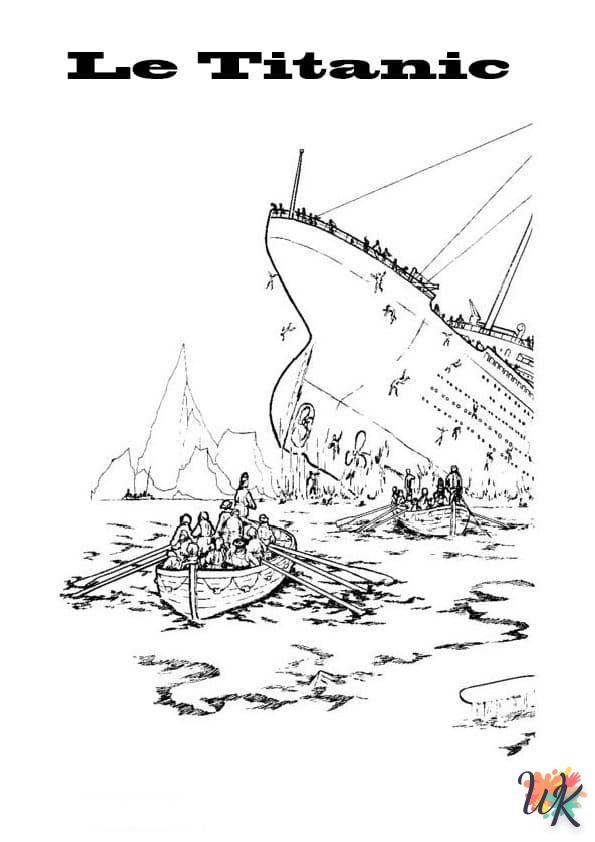 Dibujos para Colorear Titanic 26