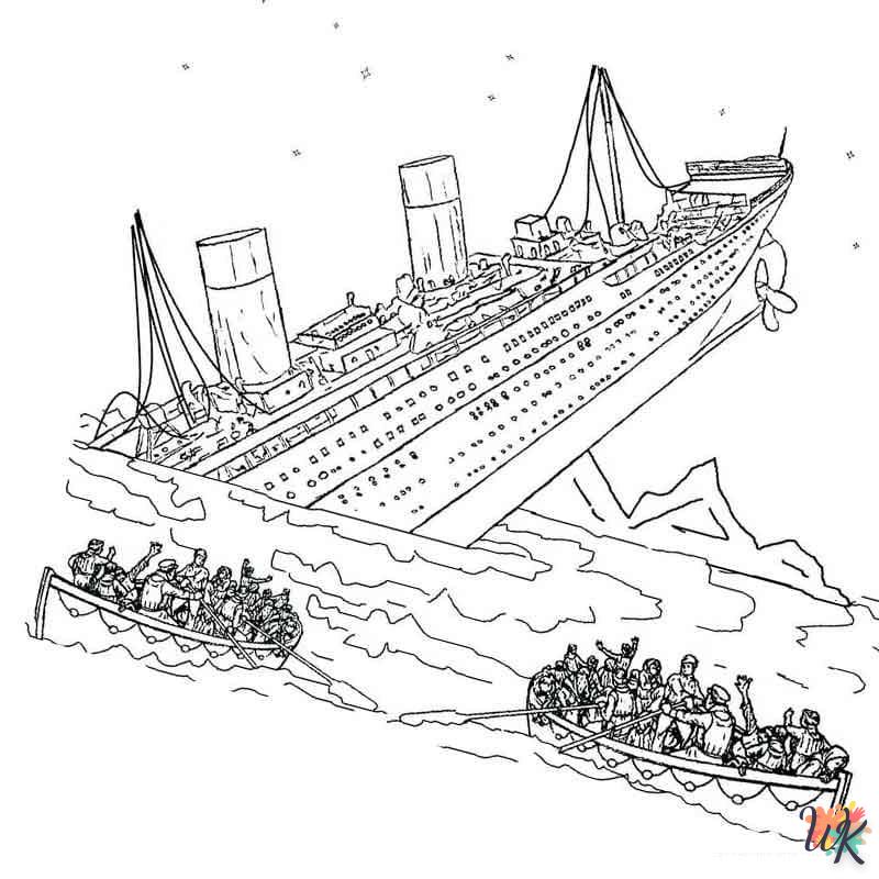 Dibujos para Colorear Titanic 27