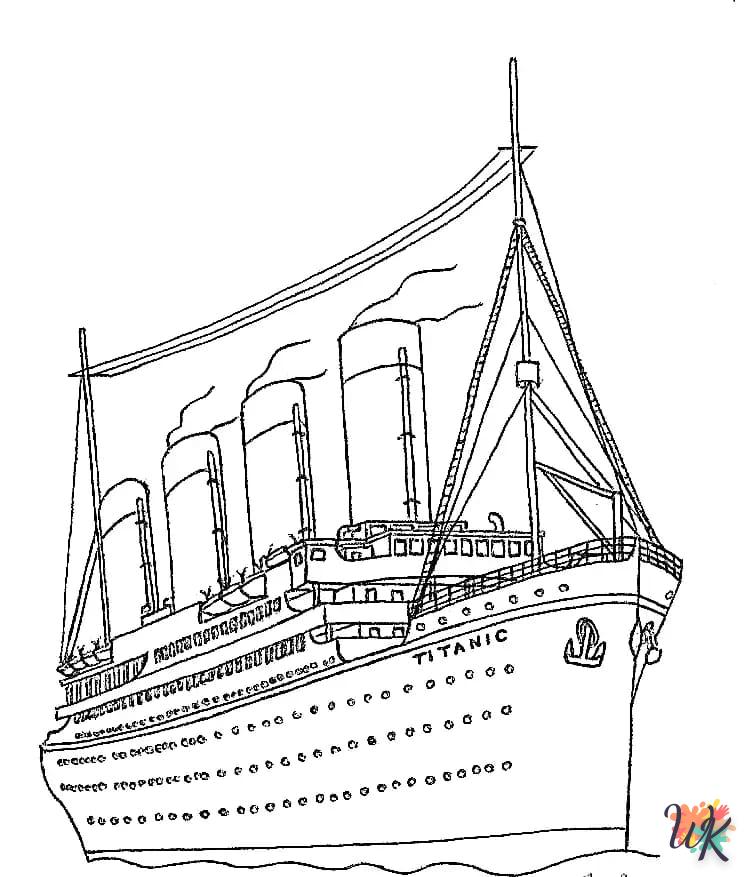 Dibujos para Colorear Titanic 3