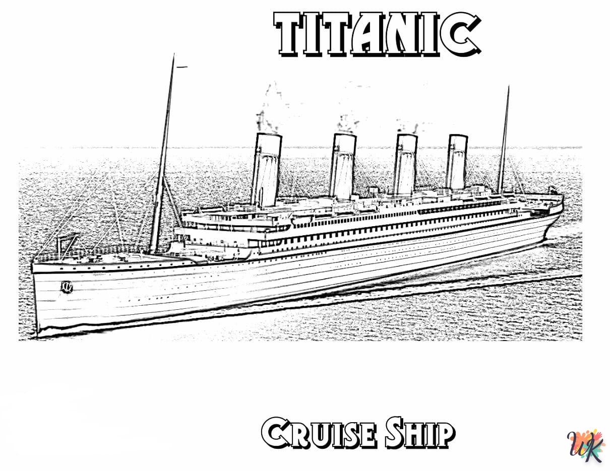 Dibujos para Colorear Titanic 32
