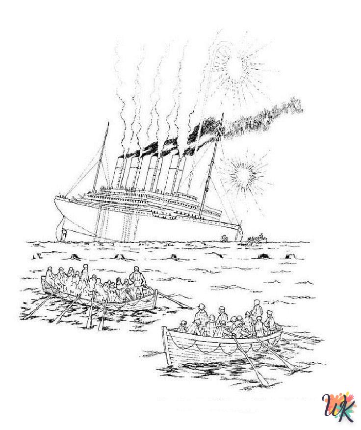 Dibujos para Colorear Titanic 38