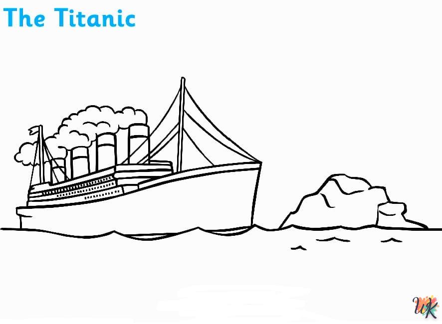 Dibujos para Colorear Titanic 39