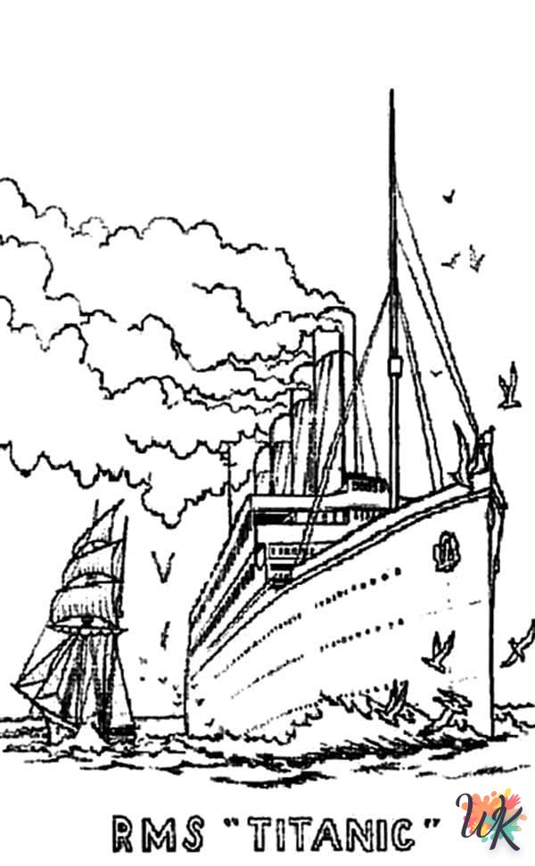 Dibujos para Colorear Titanic 4