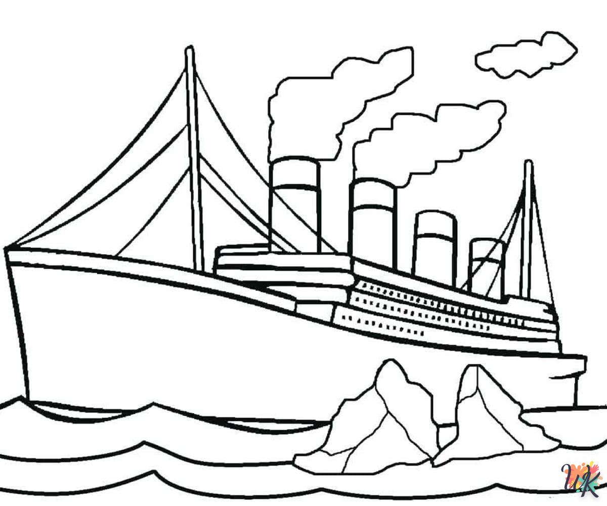Dibujos para Colorear Titanic 40