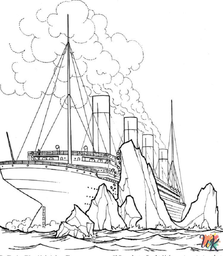 Dibujos para Colorear Titanic 42