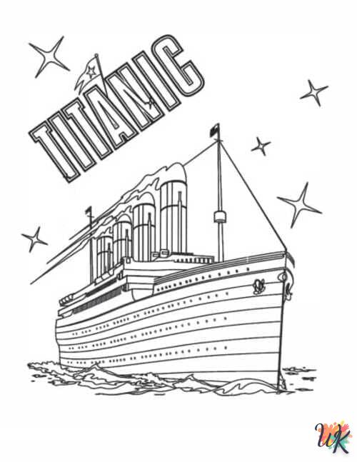 Dibujos para Colorear Titanic 43