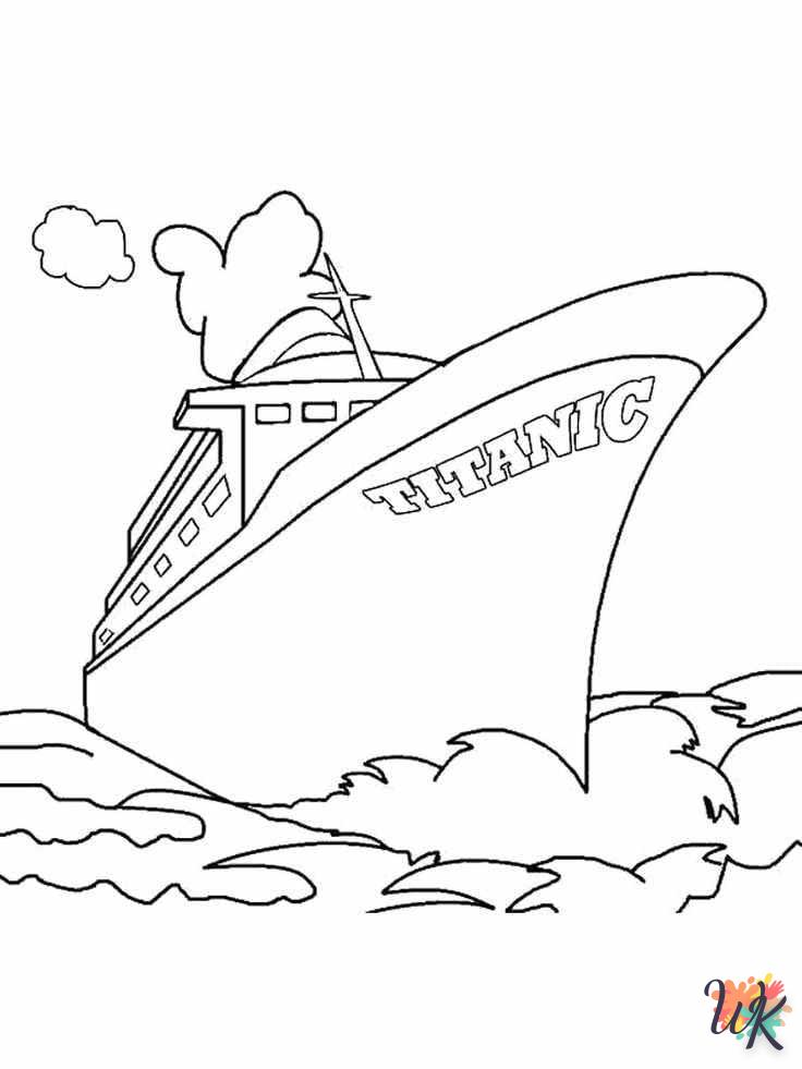 Dibujos para Colorear Titanic 44
