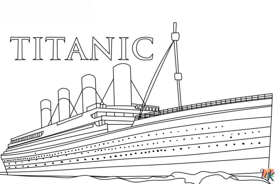 Dibujos para Colorear Titanic 52