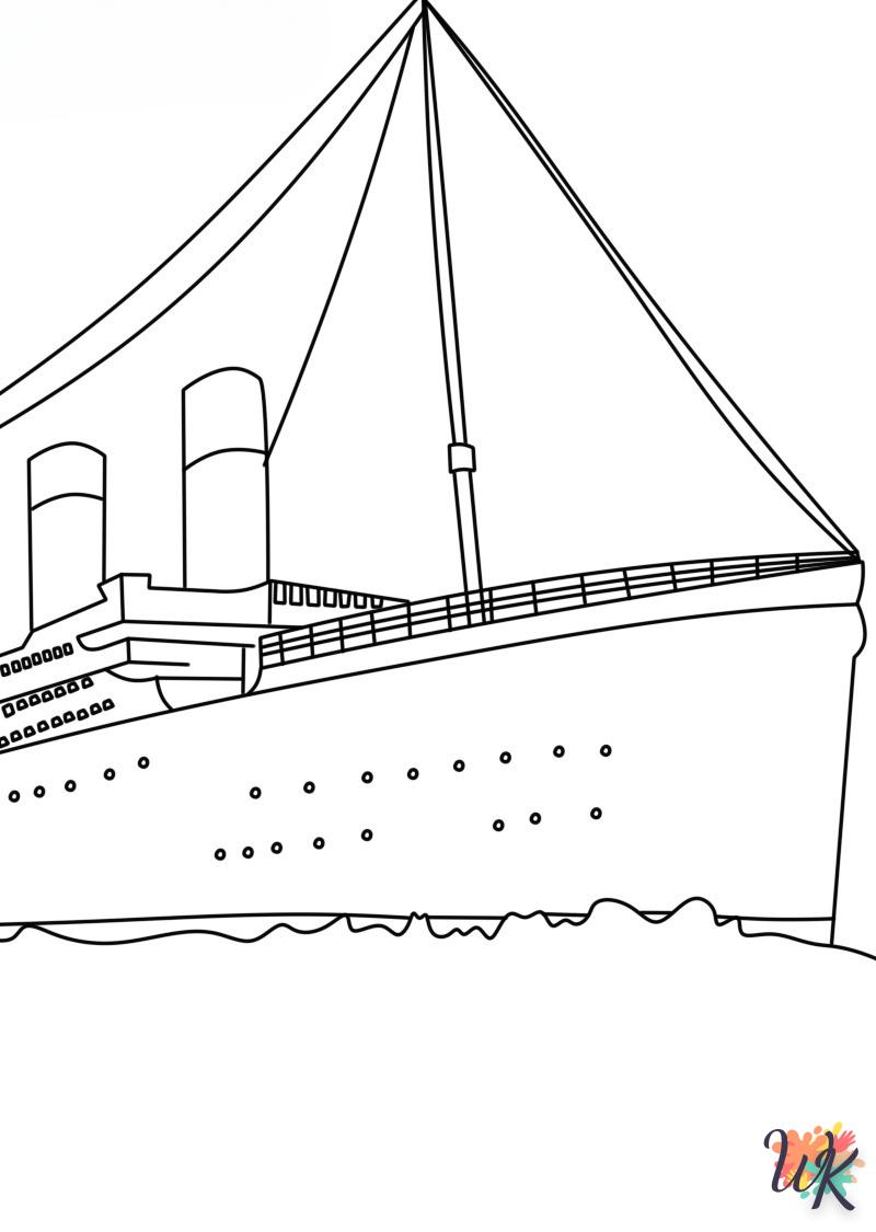 Dibujos para Colorear Titanic 54