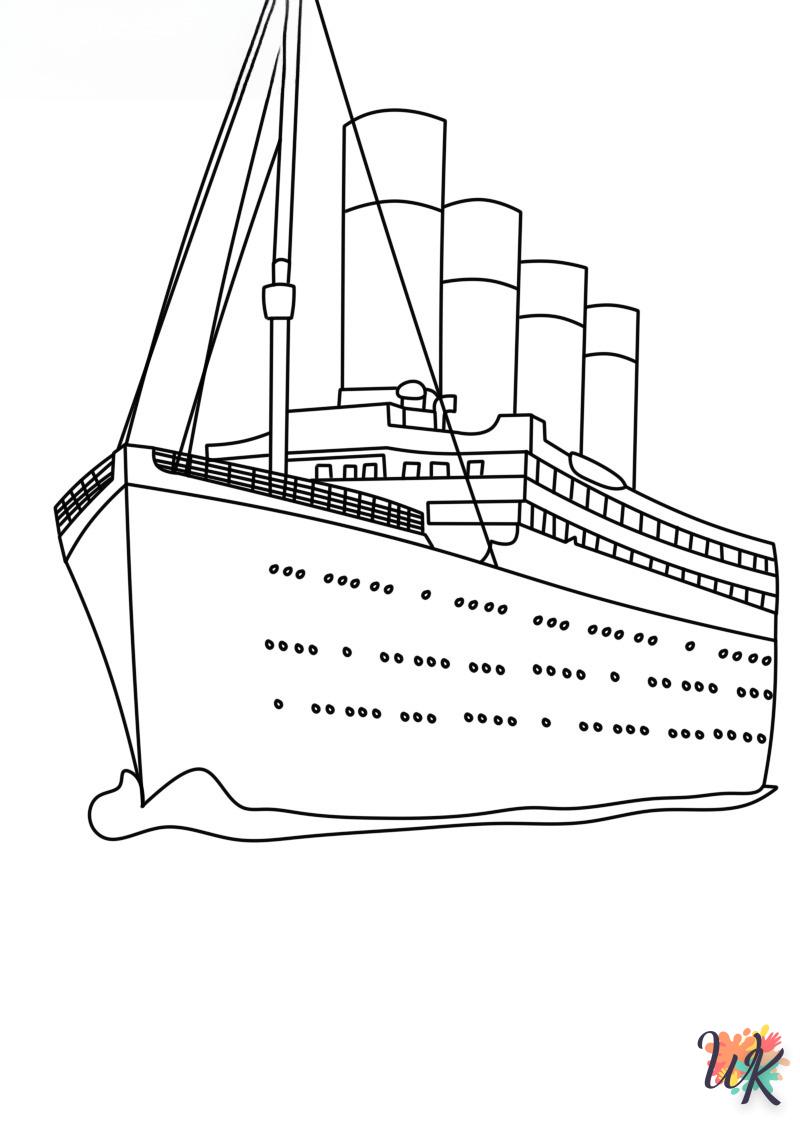 Dibujos para Colorear Titanic 55