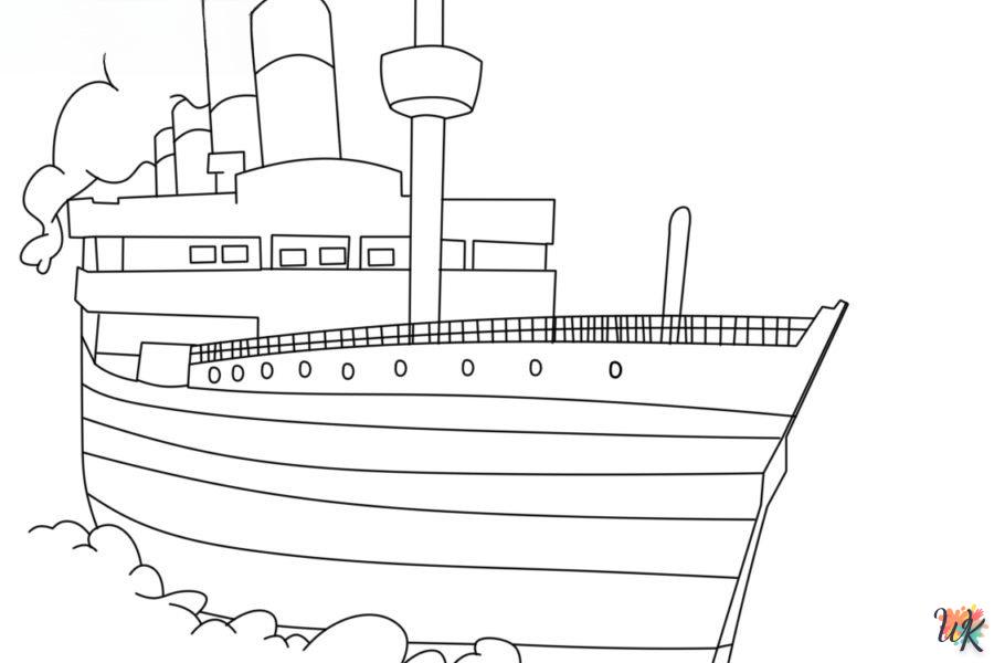 Dibujos para Colorear Titanic 58