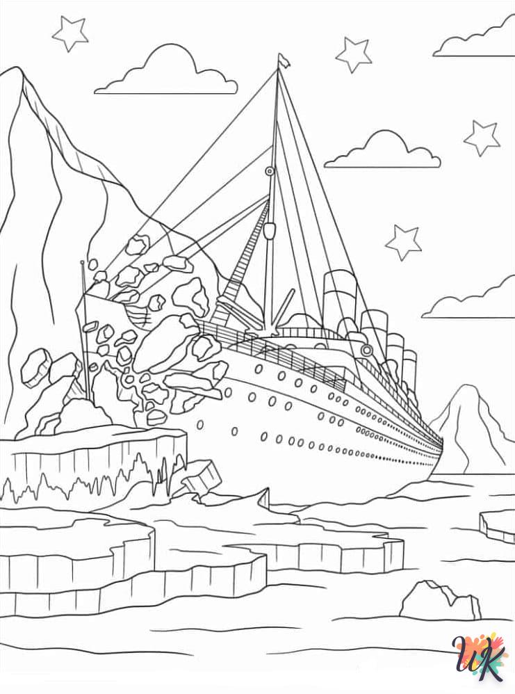 Dibujos para Colorear Titanic 9