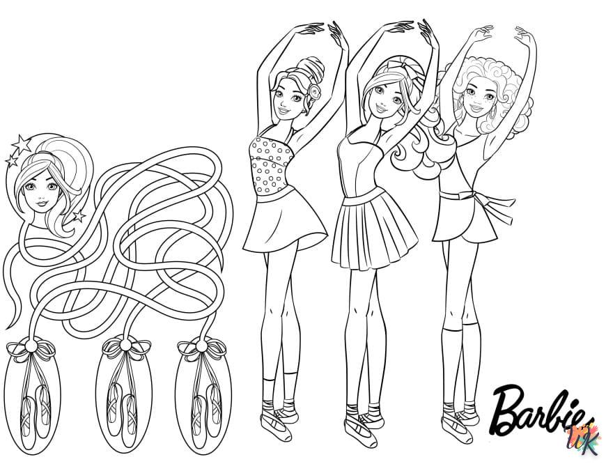 Dibujos para Colorear Barbie 35