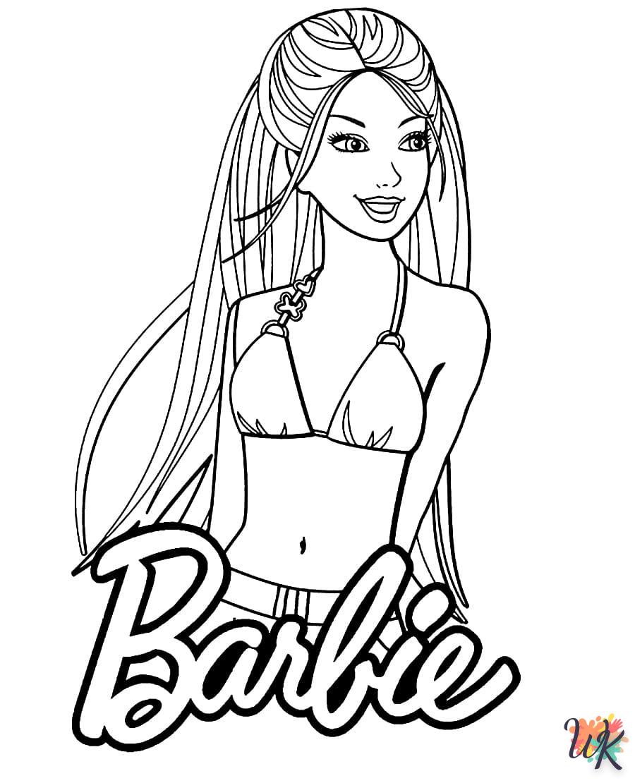 Dibujos para Colorear Barbie 57