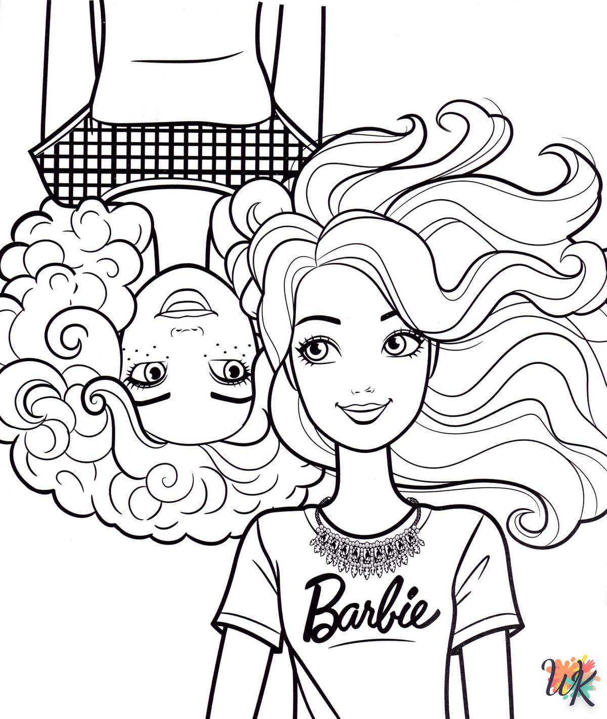 Dibujos para Colorear Barbie 6