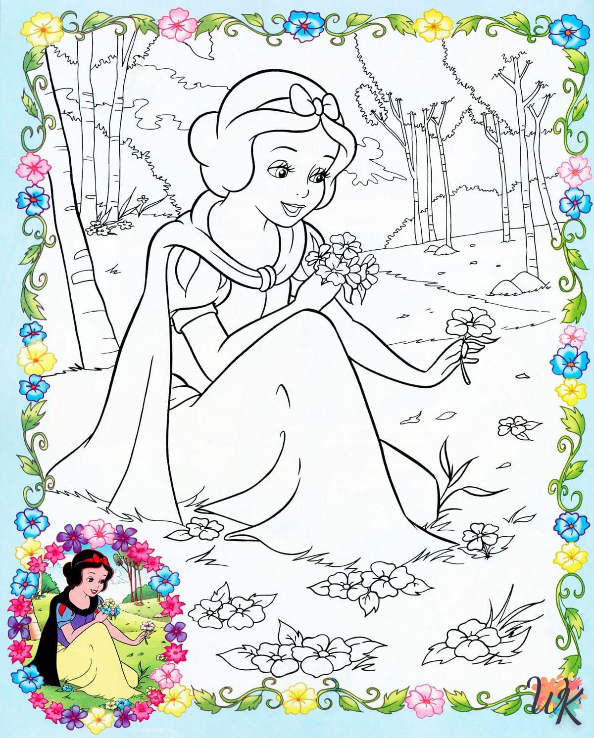 Dibujos para Colorear Blancanieves 36